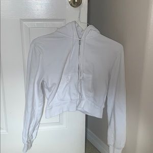 Brandy Melville Cropped White Jacket